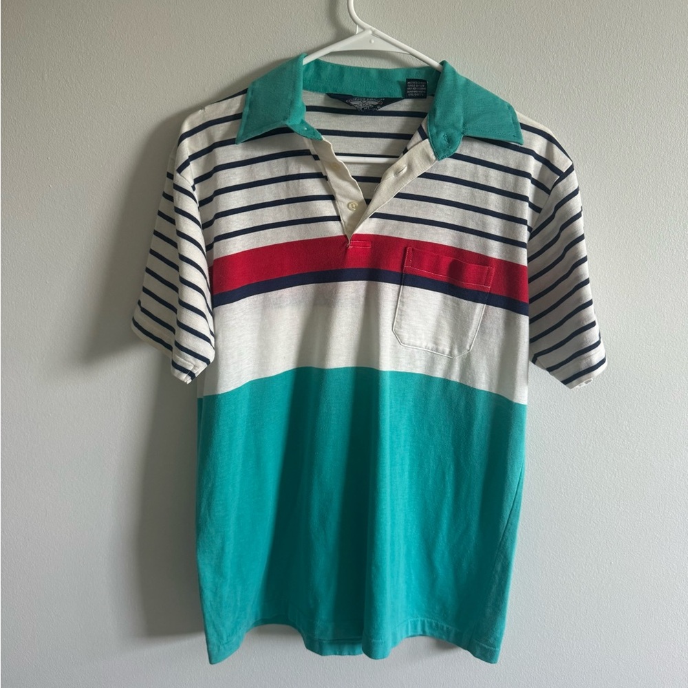 Vintage Striped Polo